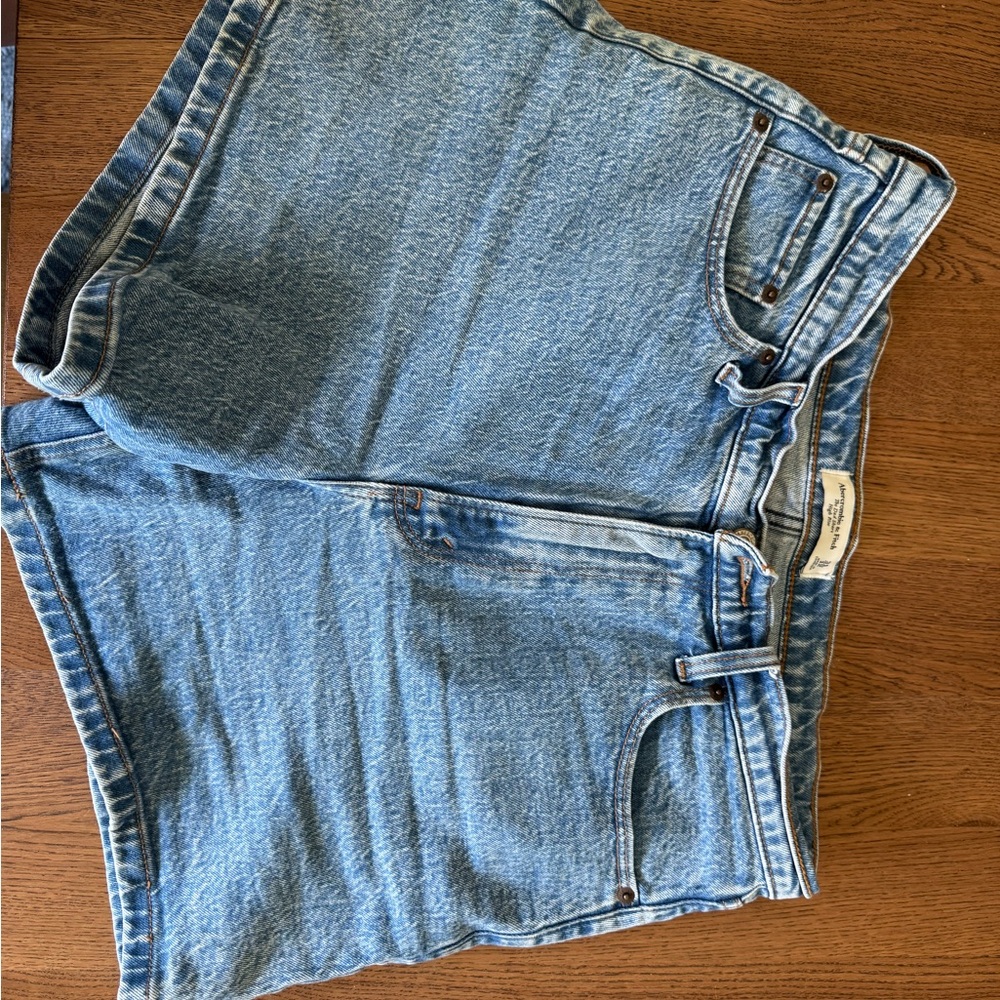 Abercrombie & Fitch Blue Denim Shorts